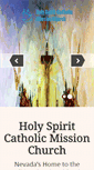 Mobile Screenshot of holyspiritcatholicmission.org
